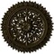 Ekena Millwork Lariah Ceiling Medallion (Fits Canopies up to 1 3/8"), 24 3/4"OD 1 3/8"ID x 3 1/4"P, Green Gold CM24LAGGS - alternate 1